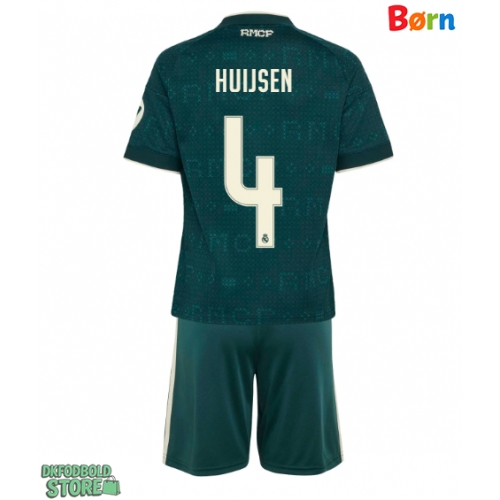Real Madrid Dean Huijsen #4 Replika Babytøj Udebanesæt Børn 2026-27 Kortærmet (+ Korte bukser)